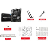 MSI B760 Gaming Plus Wi-Fi Socket 1700 bundkort (grå sort, RAID, 2,5 GB LAN, Wi-Fi 6e, BT, lyd, ATX)