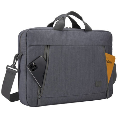 Case logic huxton attaché 15.6 bærbar taske (grå)