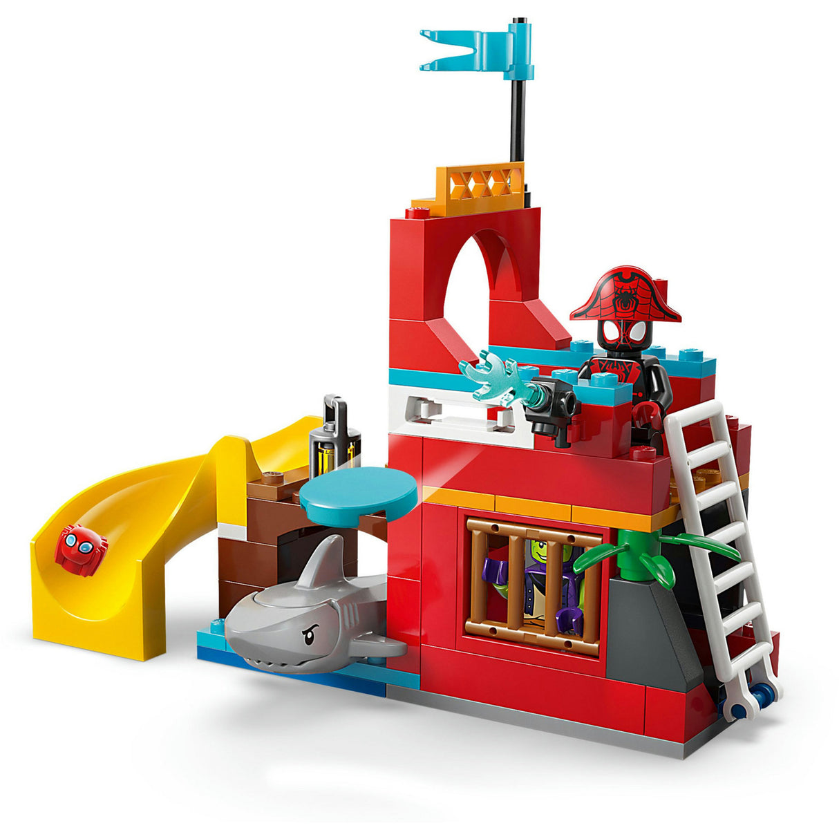 Lego marvel - team spidey piratskib byggelegetøj (11208)