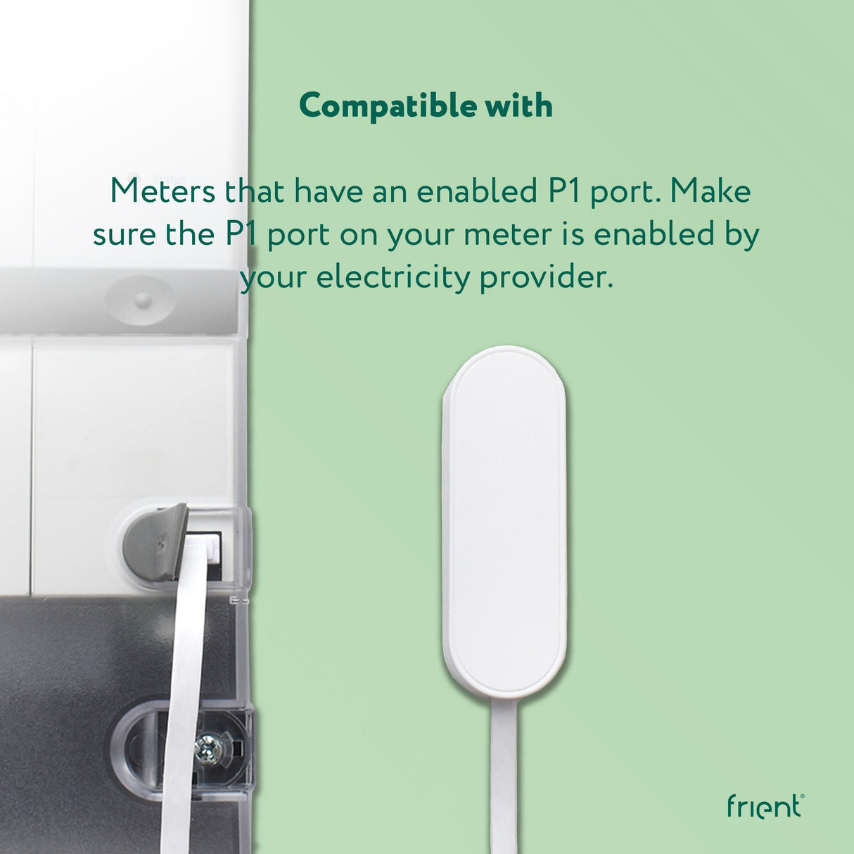 Ty frient elmåler interface 2, p1 energibesparelse (hvid, zigbee 3.0)