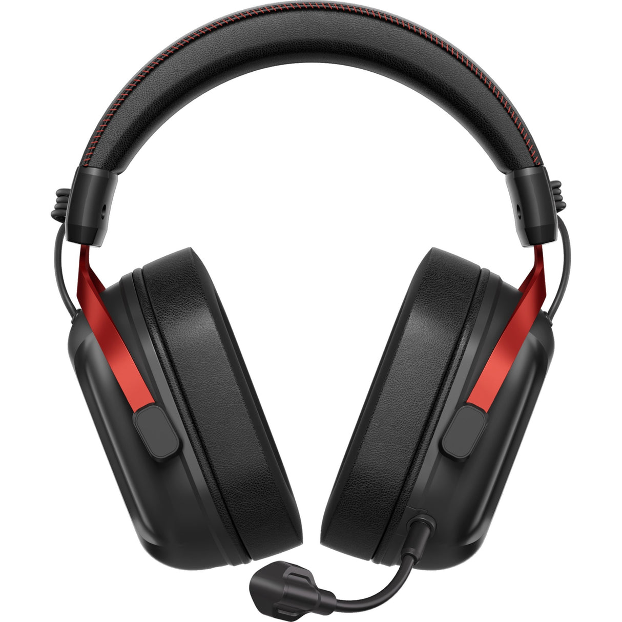 Mchose s9 pro trådløst over-ear gaming headset (sort rød, pc laptop playstation switch smartphone, 2,4 g bluetooth kablet type-c)