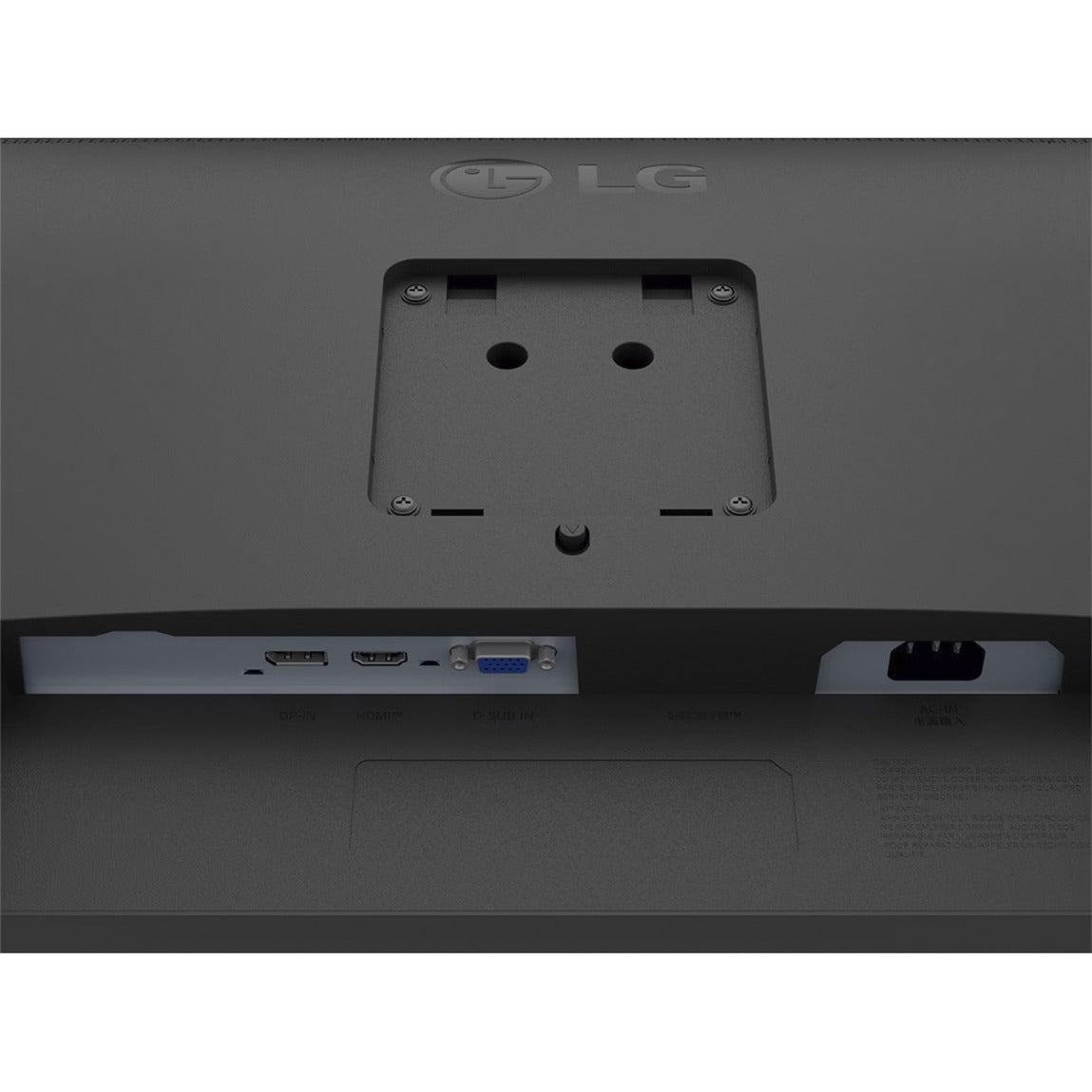 LG 27ba450 27 skærm (sort, VGA, HDMI, skærmport, lyd)