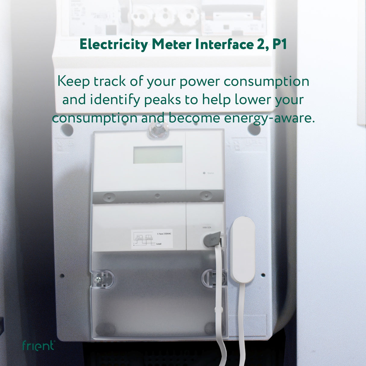 Ty frient elmåler interface 2, p1 energibesparelse (hvid, zigbee 3.0)