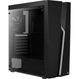 Aerocool bolt midi tårnhus (sort | 3x USB-A | RGB | vindue)