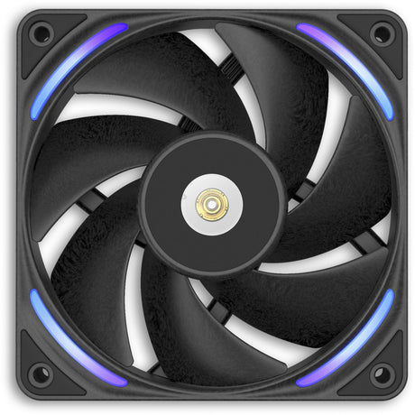 Nzxt f120x rgb kabinet blæser (sort, 120 x 120 x 30 mm, pwm)