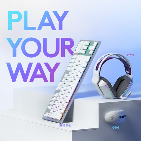 Logitech g305 lightspeed trådløs gamingmus (hvid, 200 – 12.000 dpi)