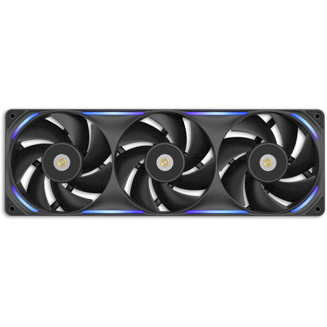 Nzxt f360x rgb kabinet blæsere (sort, 3 stykker, 360 x 120 x 30 mm, pwm)