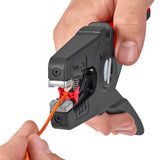 Knipex automatisk afisoleringstang | længde 195 mm | 0,08-16 (awg 28-5) mm² | 1 stk - 12 52 195 - 12 52 195
