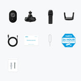 Reolink argus b330 smart 2k 4mp ledningsfrit kamera med motion spotlight (sort, 5ghz 2,4ghz wifi)