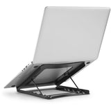 Act connectivity laptop stativ, foldbar, højdejusterbar i 5 positioner (sort)