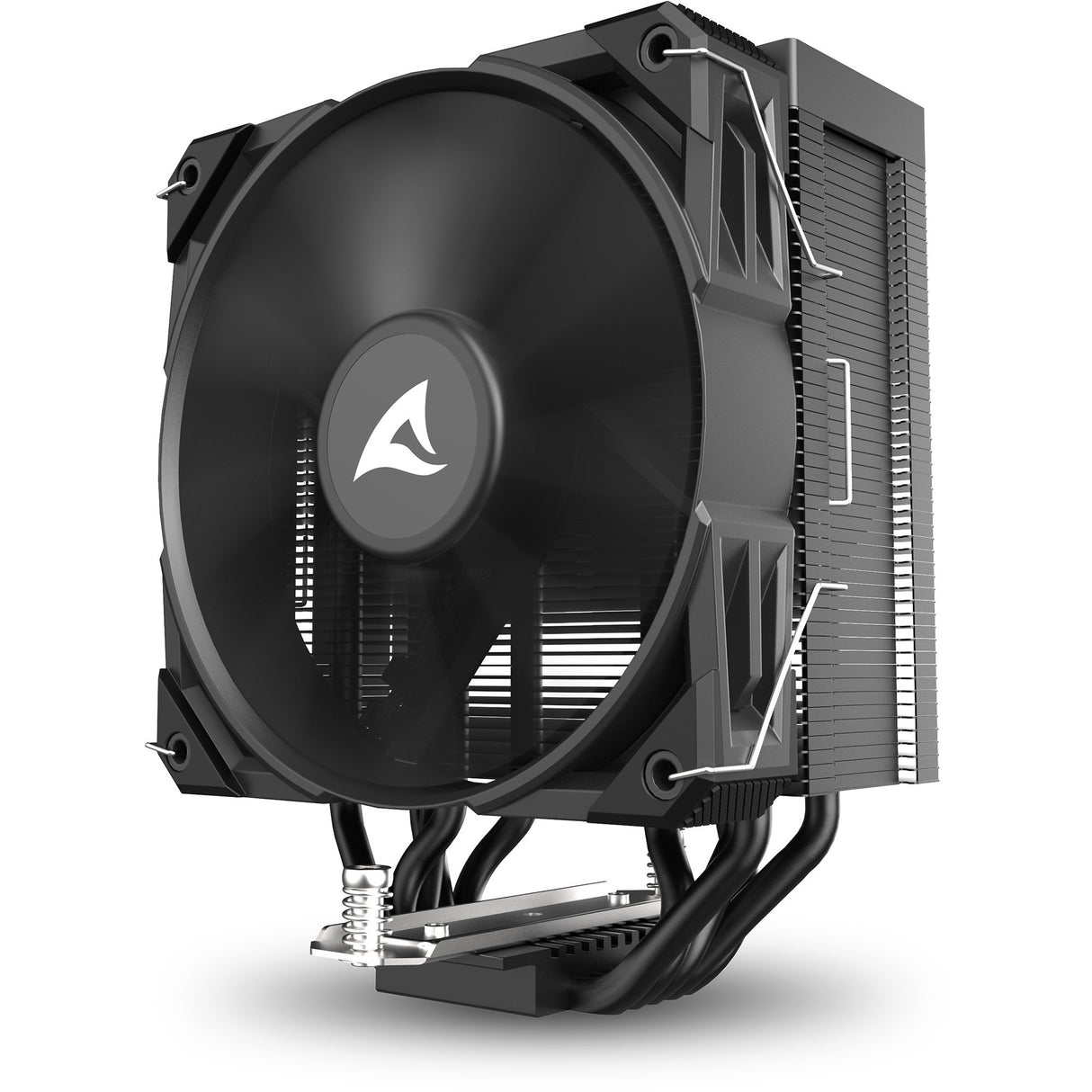 Sharkoon a50 CPU køler (sort, 4-benet PWM blæserstik)