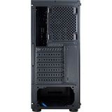 Inter-tech cxc2 midi tårnhus (sort | 3x usb-a | vindue)