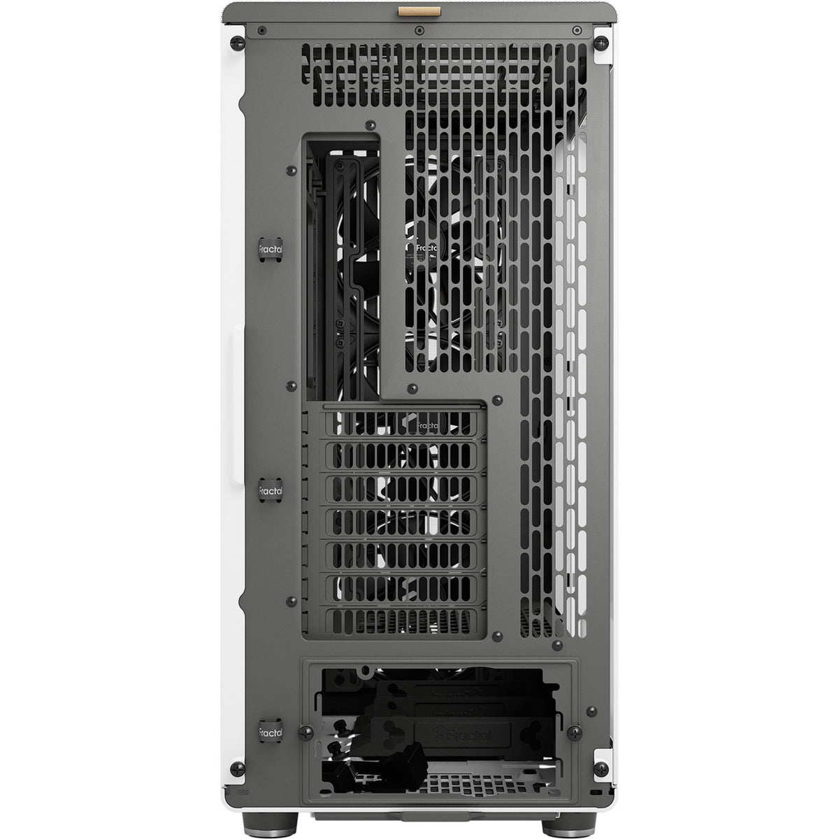 Fractal Design North XL RC Chalk White TG Clear Midi Tower Housing (hvid træfarve | 2x USB-A | 1x USB-C | hærdet glas)