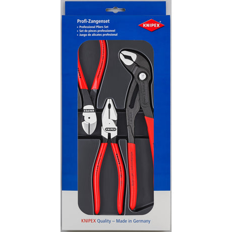 Knipex power sæt 00 20 10 tangsæt (sort, 3-delt)