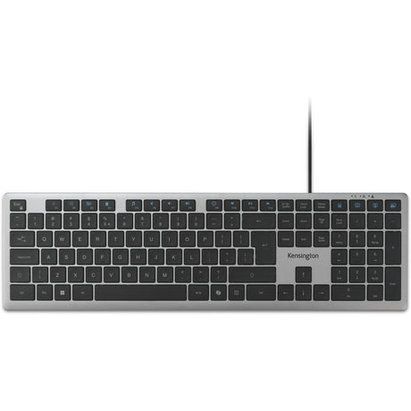 Kensington KB515 EQ USB-C USB-A kablet tastatur (grå, amerikansk-internationalt layout (QWERTY), saksekontakter, 100 %)