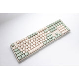 Ducky one 3 matcha, tastatur (cremegrøn, us-layout, cherry mx brown, pbt double shot, hot swap)