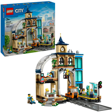 Lego ® city centralstation, byggelegetøjssæt - 60469