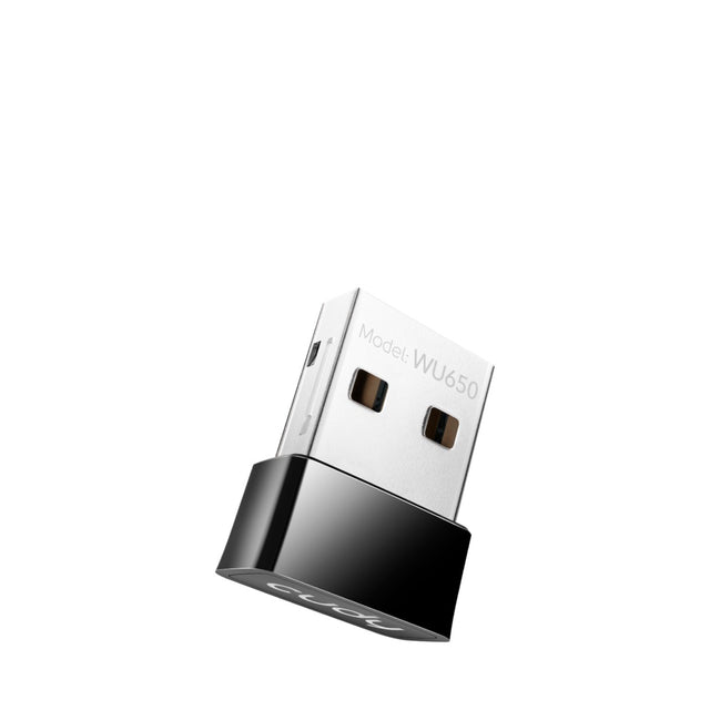 Cudy ac650 trådløs dual band mini usb wlan adapter (sort)