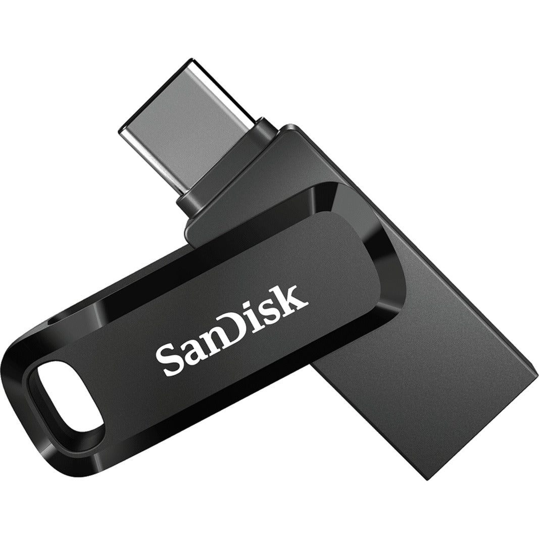 Sandisk ultra dual drive go 64 GB USB-stick (sort, USB-A 3.2 (5 Gbit s), USB-C 3.2 (5 Gbit s))