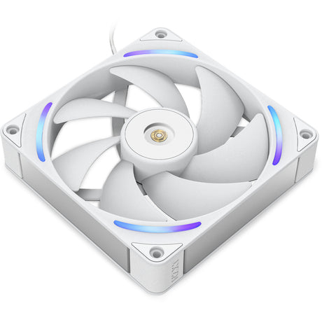 Nzxt f140x rgb kabinet blæser (hvid, 140 x 140 x 30 mm, pwm)
