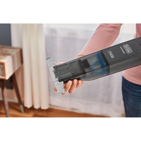 Black+decker hlvc320b11-qw 12v 2.0ah slim handvac kruimeldief handstofzuiger (zwart, incl. laadstation)