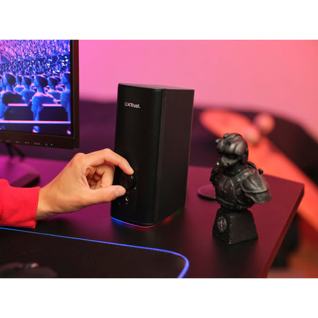 Trust GXT 612 Cetic PC-højttaler (sort, Bluetooth, RGB)
