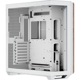Apnx v1-w-wt-v1 midi tårnhus (hvid træfarve | 2x USB-A | 1x USB-C | vindue)