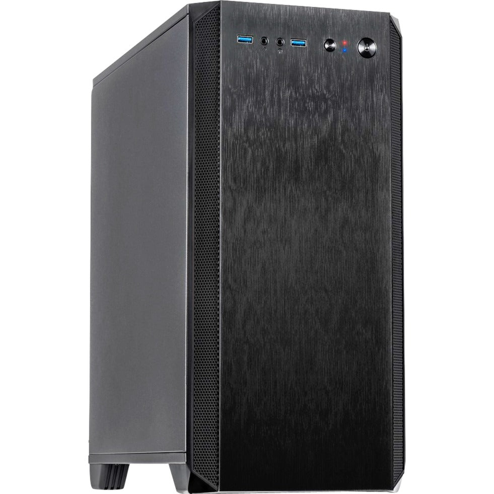 Inter-tech h-606 mini tårnhus (sort | 2x USB-A)
