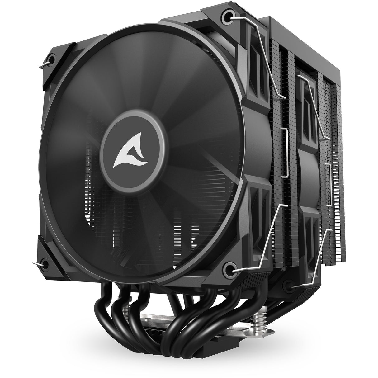 Sharkoon a60 CPU køler (sort, 4-benet PWM blæserstik)