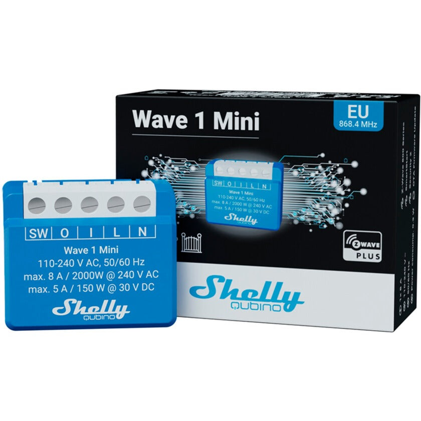 Shelly qubino wave 1 mini switch aktuator z-wave