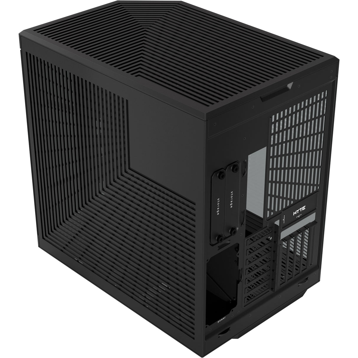Hyte y70 midi tårnhus (sort | 2x USB-A | 1x USB-C | hærdet glas)