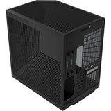 Hyte y70 midi tårnhus (sort | 2x USB-A | 1x USB-C | hærdet glas)