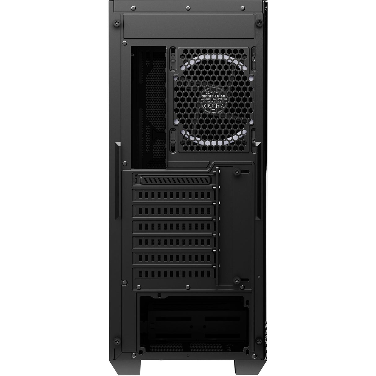 Sharkoon vs9 rgb sort midi tårnhus (sort | 2x usb-a | 1x usb-c | rgb | hærdet glas)