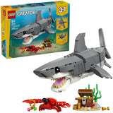 Lego glubsk haj med skattekiste byggelegetøj (31381)