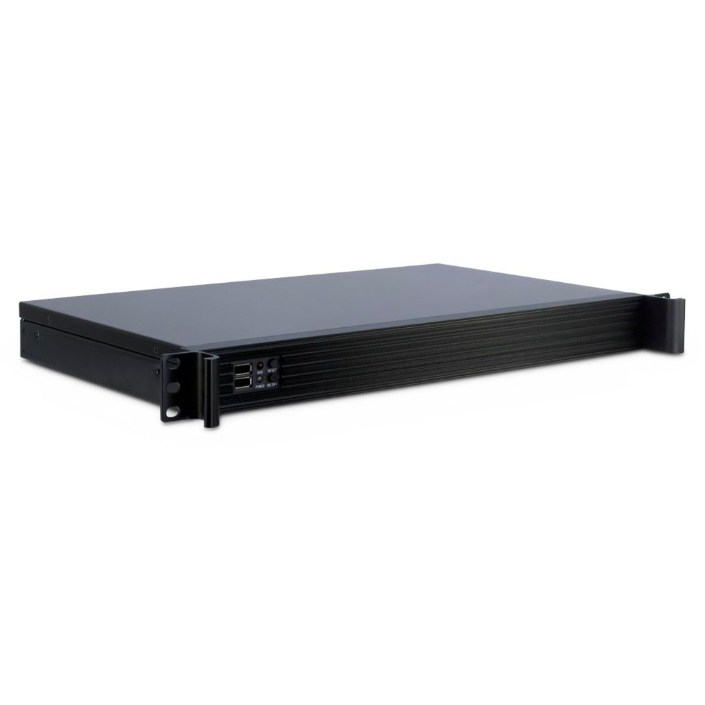 Inter-tech 1u k-126l rackhus (sort | 2x USB-A)
