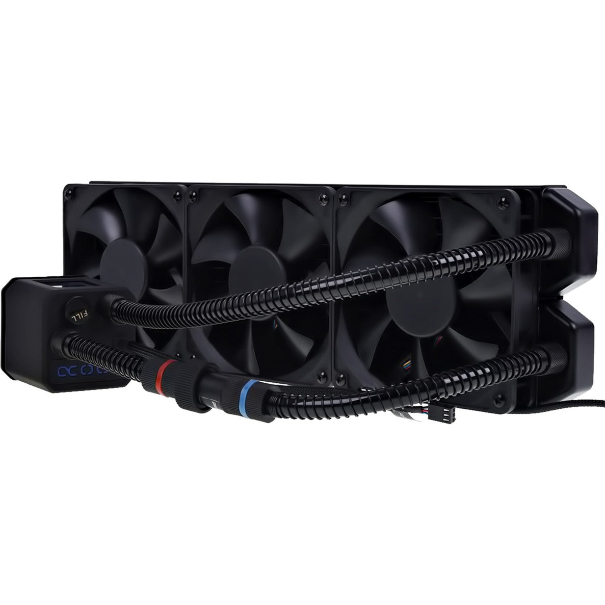 Alphacool eisbaer 360 vandkøling (sort, 4-benet pwm ventilatorstik)