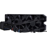 Alphacool eisbaer 360 vandkøling (sort, 4-benet pwm ventilatorstik)
