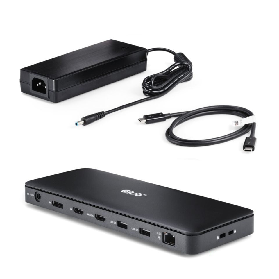 Club 3D Thunderbolt 4 12-i-1 dockingstation (sort)