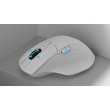 Keychron m6-a3 trådløs mus (hvid, 26.000 dpi, USB-C Bluetooth 5.1 2.4 GHz)
