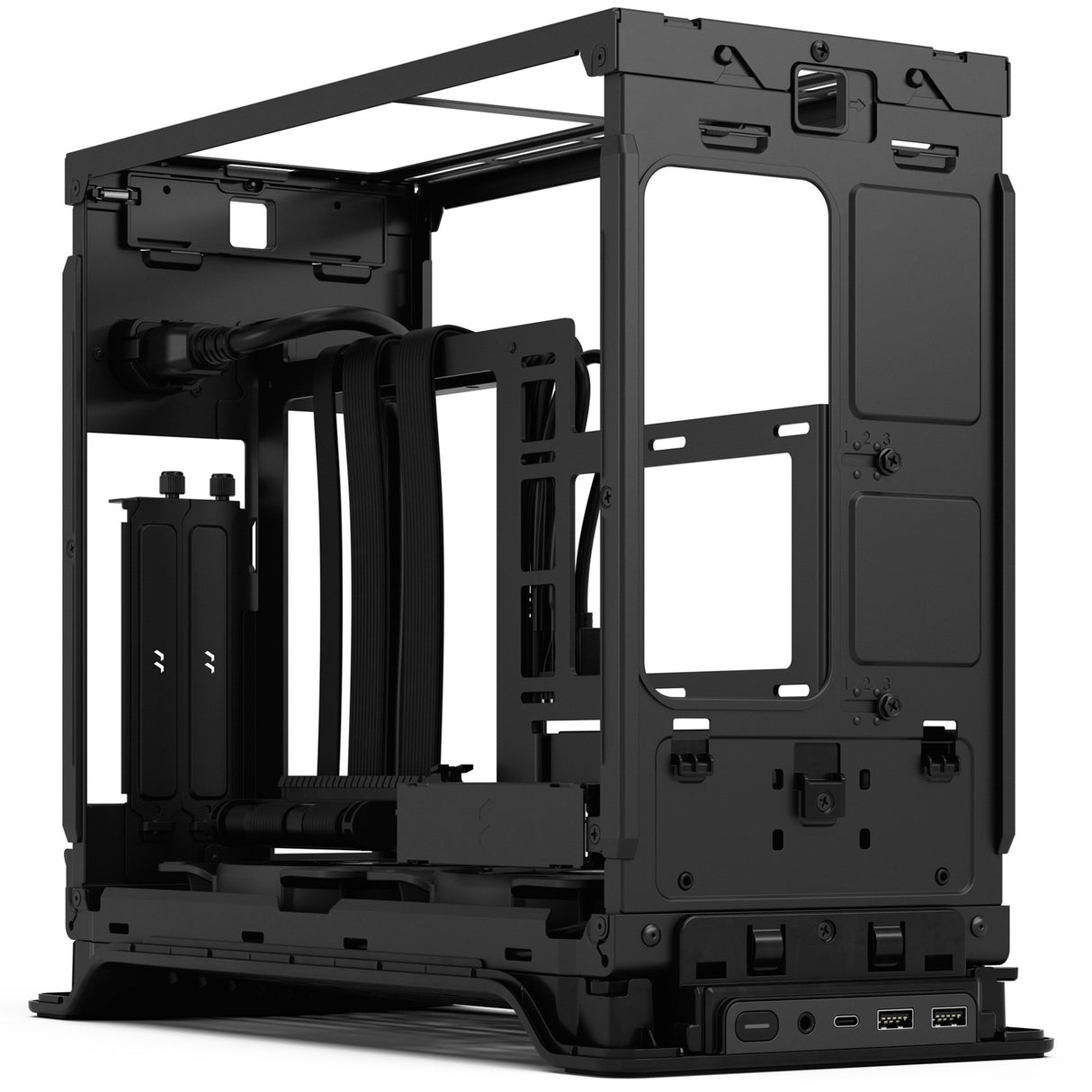 Fractal design æra 2 kul mini tårnhus (mørkegrå | 2x USB-A | 1x USB-C)