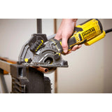 Stanley fatmax 650w multi-materiale sav håndrundsav (gul sort, med etui)