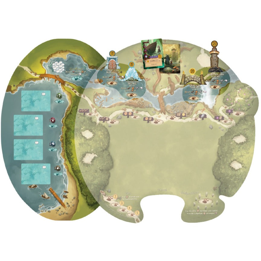 White goblin spil everdell: pearlbrook brætspil (hollandsk, ekspansion, 1 - 4 spillere, 60 minutter, fra 10 år)
