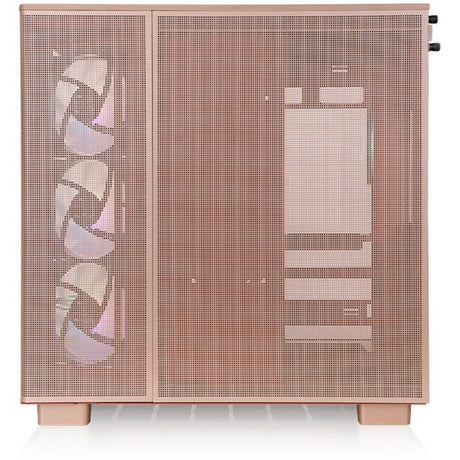 Thermaltake View 380 XL TG ARGB Grus Sand Midi Tower-hus (lysebrunt | 2x USB-A | 1x USB-C | RGB | vindue)