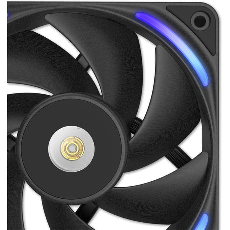 Nzxt f120x rgb kabinet blæser (sort, 120 x 120 x 30 mm, pwm)