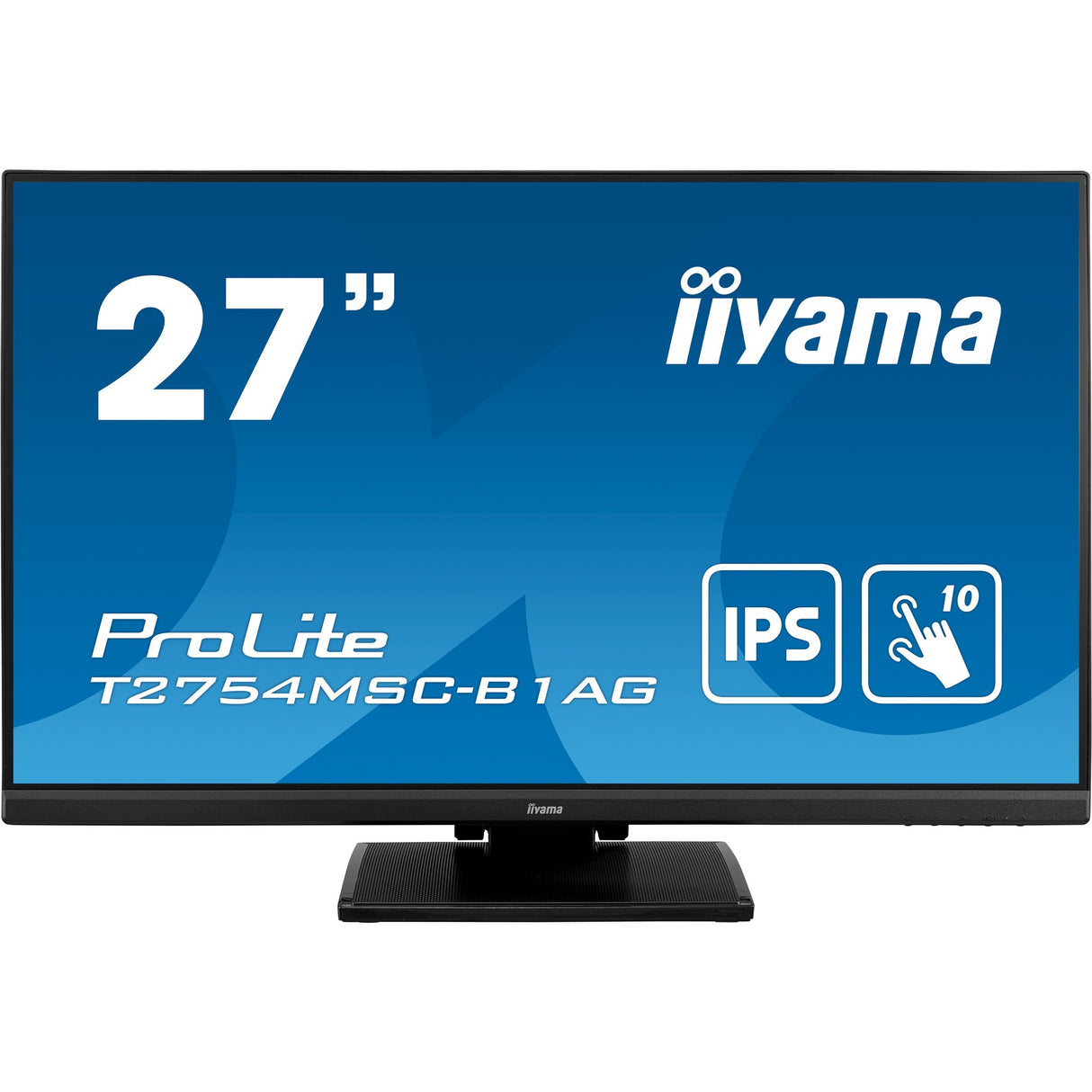 Iiyama prolite t2754msc-b1ag 27 touchscreen-skærm (sort, hdmi, vga, usb-a, usb-b)