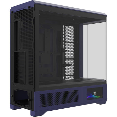 Thermaltake view 600 tg fremtidig dusk stort tårnhus (lilla sort | 2x USB-A | 1x USB-C | hærdet glas)