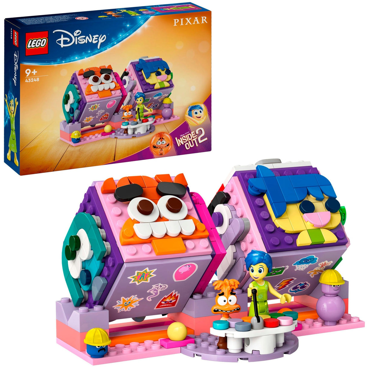 Lego disney pixar - vrangen ud 2 humørkuber byggelegetøj (43248)