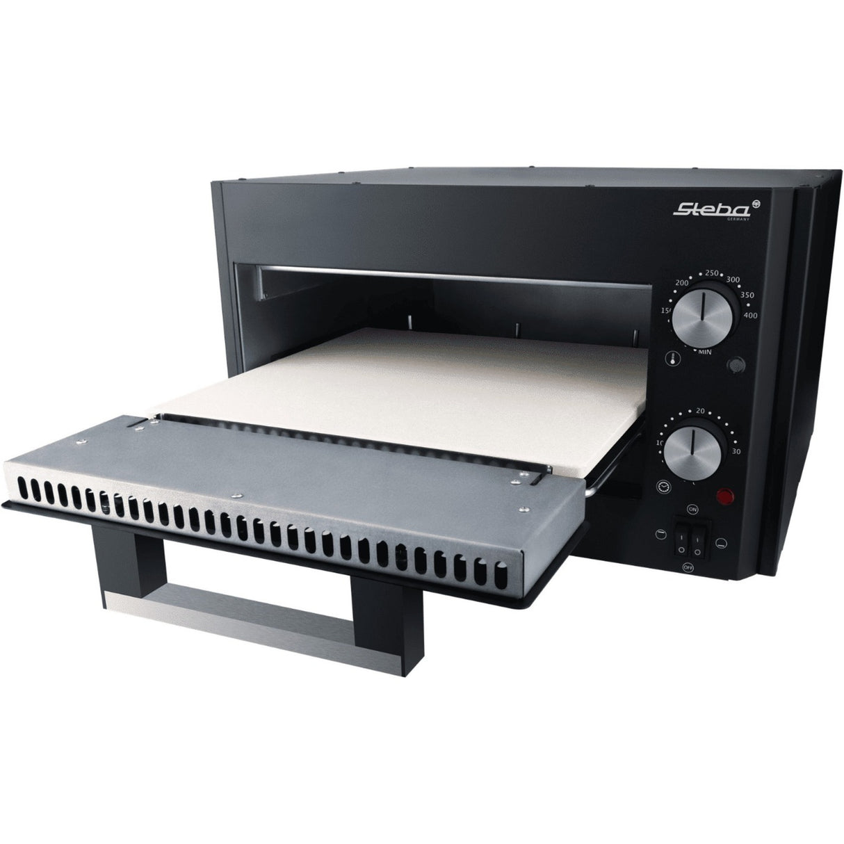 Steba power pizzamaskine pb 1800 pizzaovn (sort, 1800 watt)