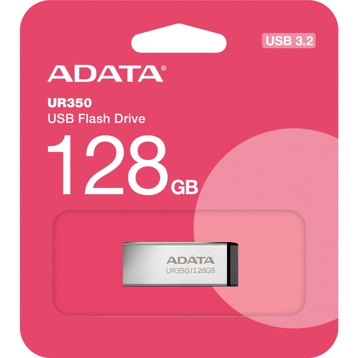 Adata ur350 128 GB USB-stick (nikkelsort, USB-A 3.2 gen 1 (5 GBit s))