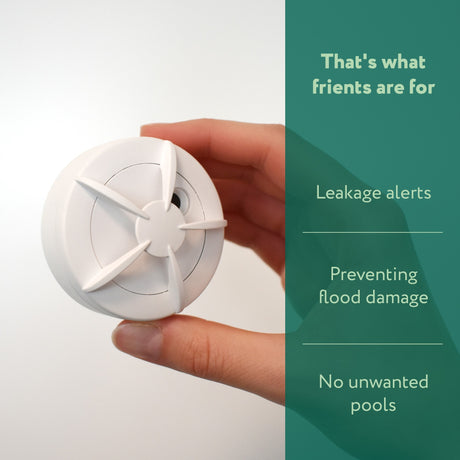 Frient vandlækagedetektor (hvid, zigbee 3.0)